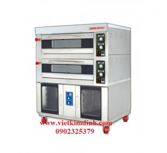 Lò nướng điện 2 tầng có ủ bột